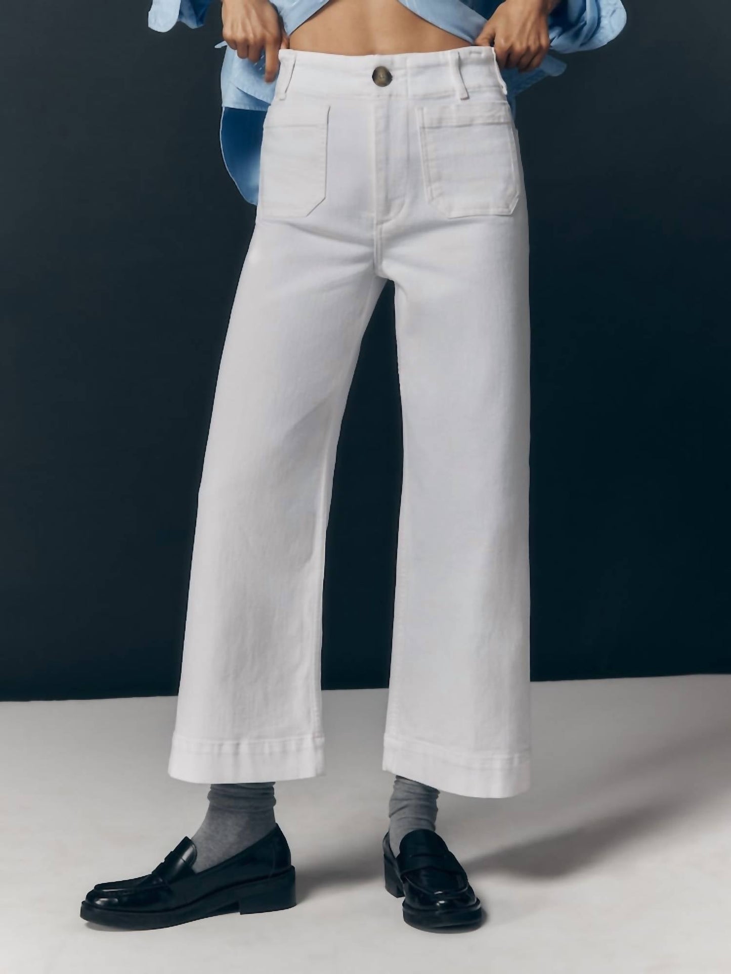 Colette Jeans mit verkürztem weitem Bein