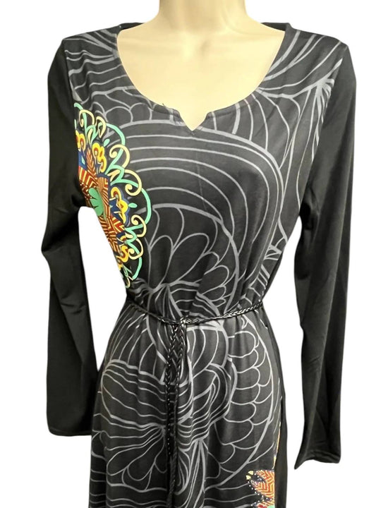 Women's Belted Beauty Jersey Dress