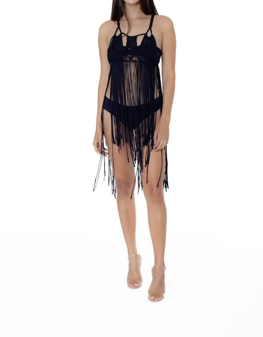 Bella Macrame Cover Up