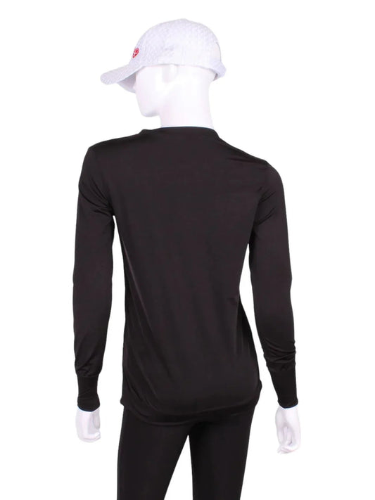 Damen All Soft Langarm-V-Shirt