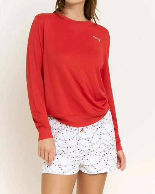 Sugar Sweetheart Langarm Shortie Set