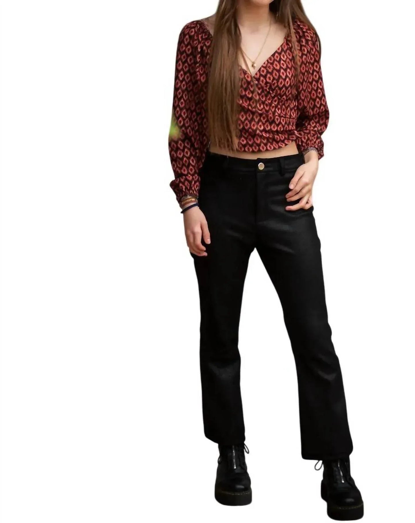 Rauten-Boho-Bluse