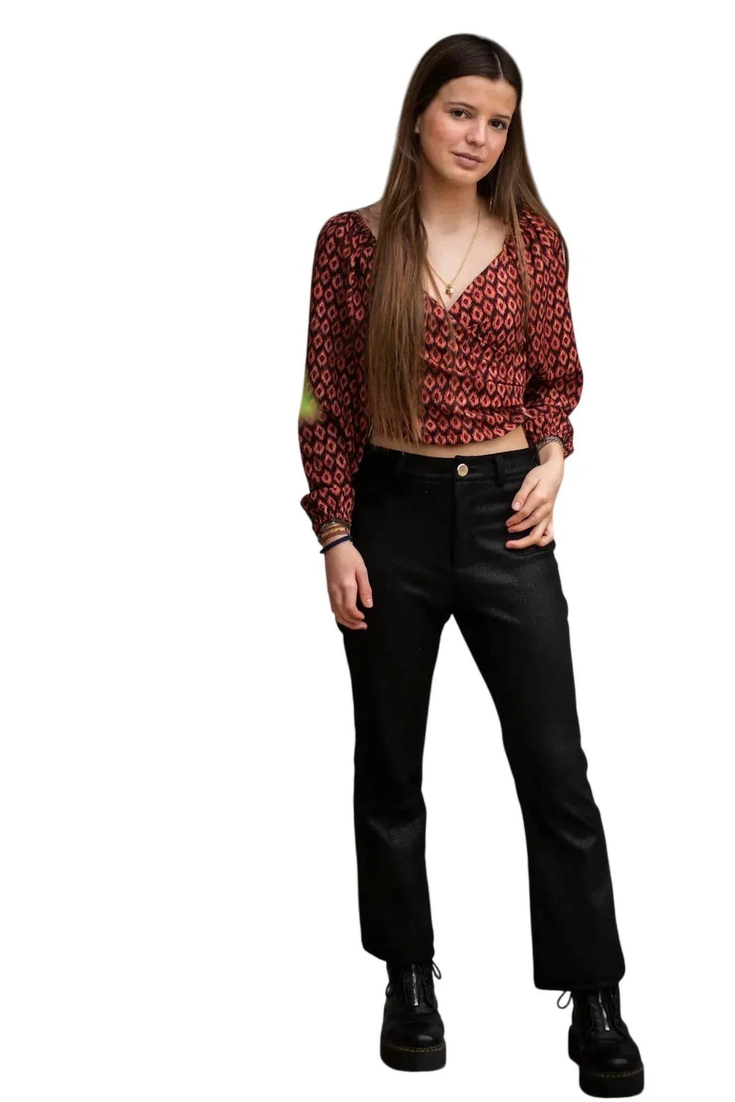Rauten-Boho-Bluse