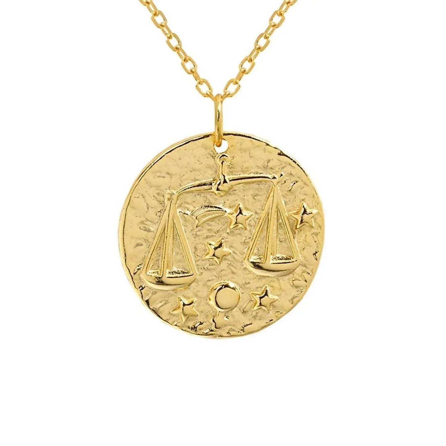 Women's Libra Waae Zodiac Sign Necklace