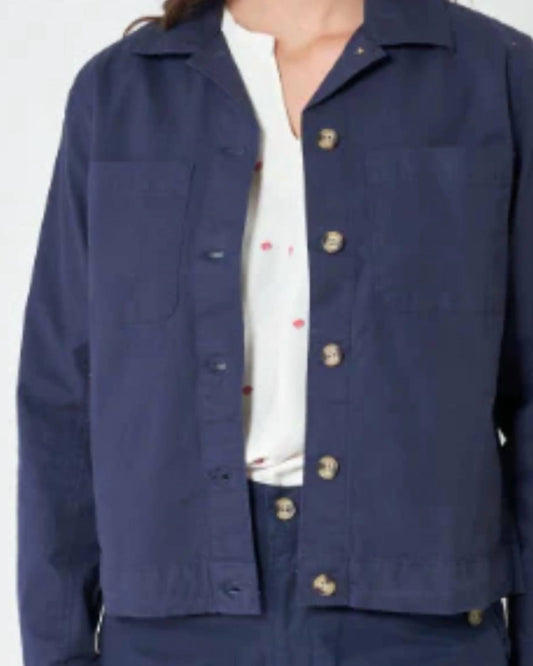 Button Down Twill Jacket