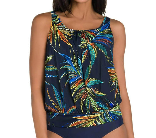 Blouson Tankini Top
