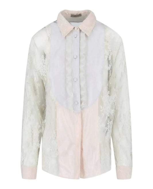 Women's Lace Patterned Blouse