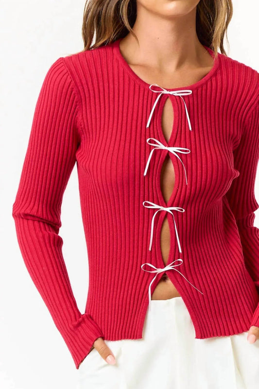 Bow Cut Sweater