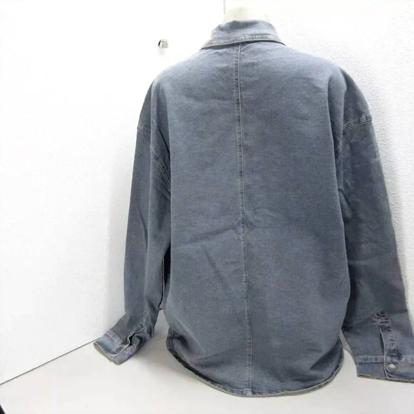 Oversized Jeanshemd-Jacke für Damen