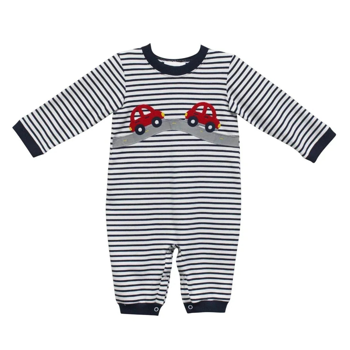 Baby Boy's Car Appliqué Luke Bubble Romper