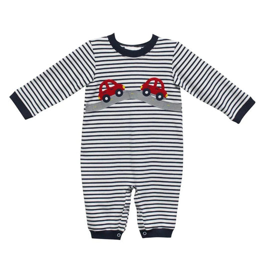Baby Boy's Car Appliqué Luke Bubble Romper