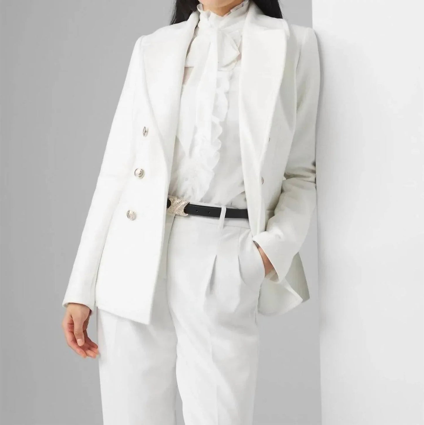 Double-breasted Peacoat Blazer