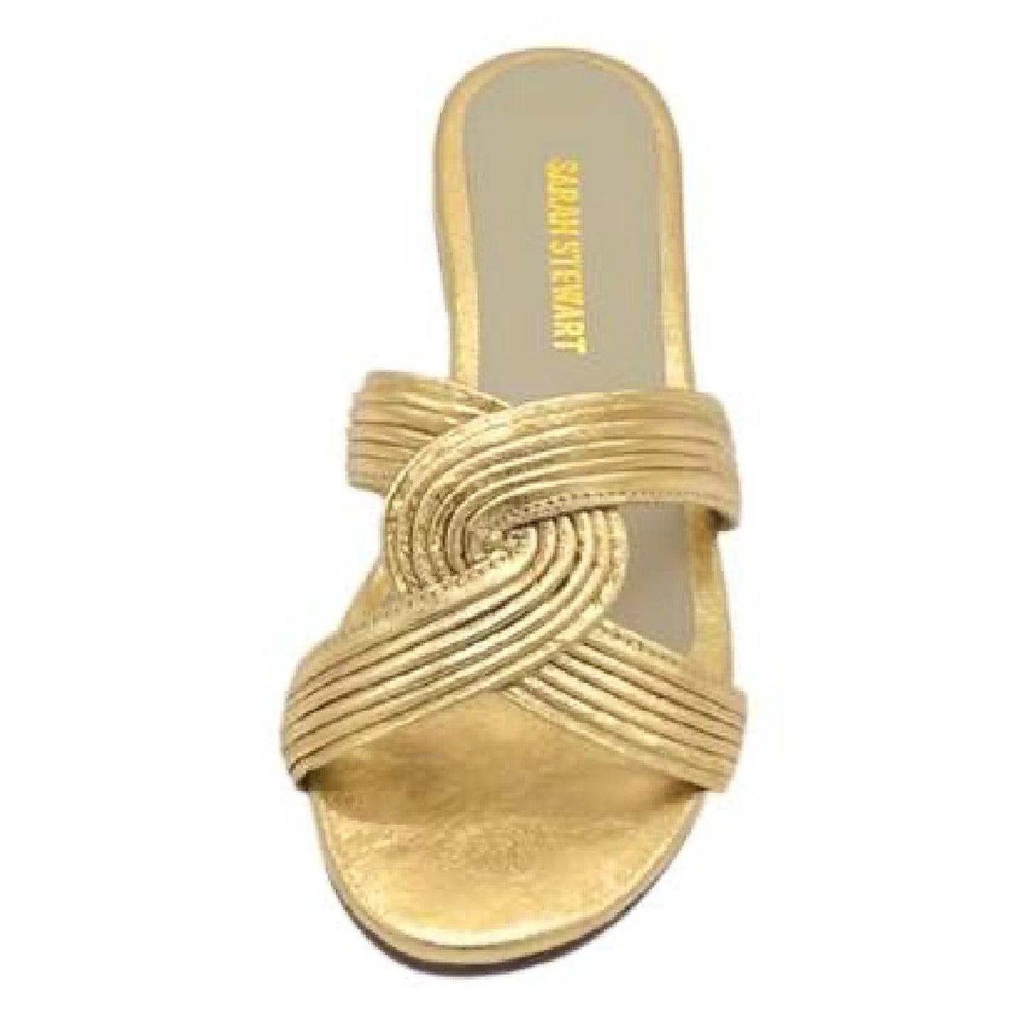 Damen Angela Swirl Leder-Sandalette