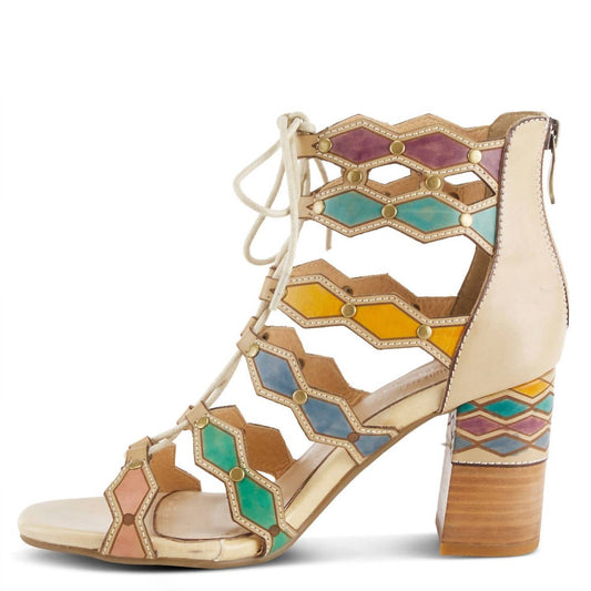 Art-Déco-Sandalen für Damen