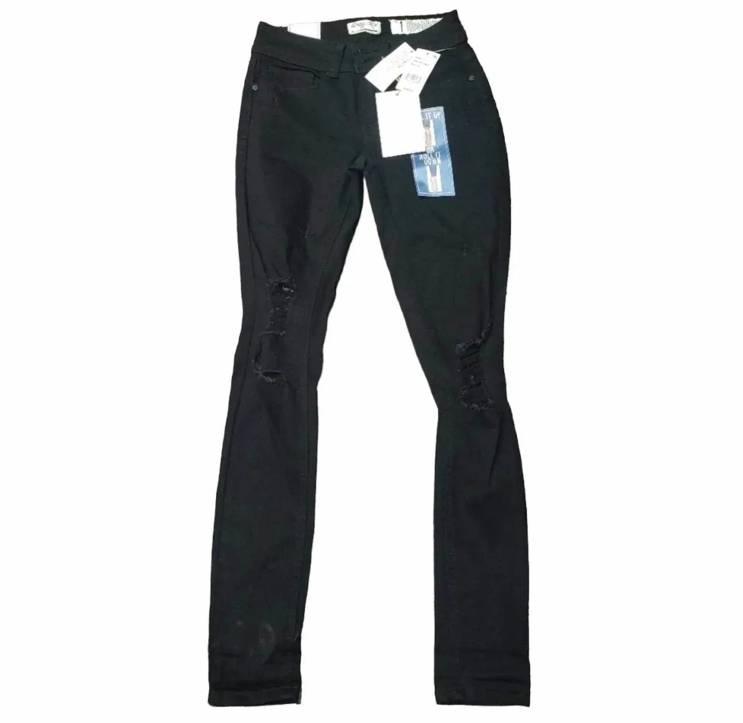 Jugendliche Mid Rise Ripped Ankle Skinny Jeans