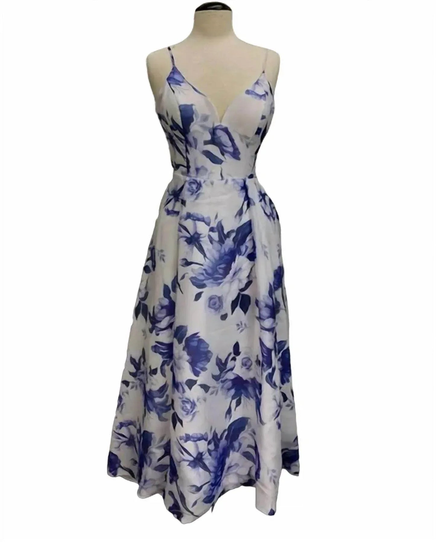 ANNE ASYMMETRISCHES BLUMENKLEID
