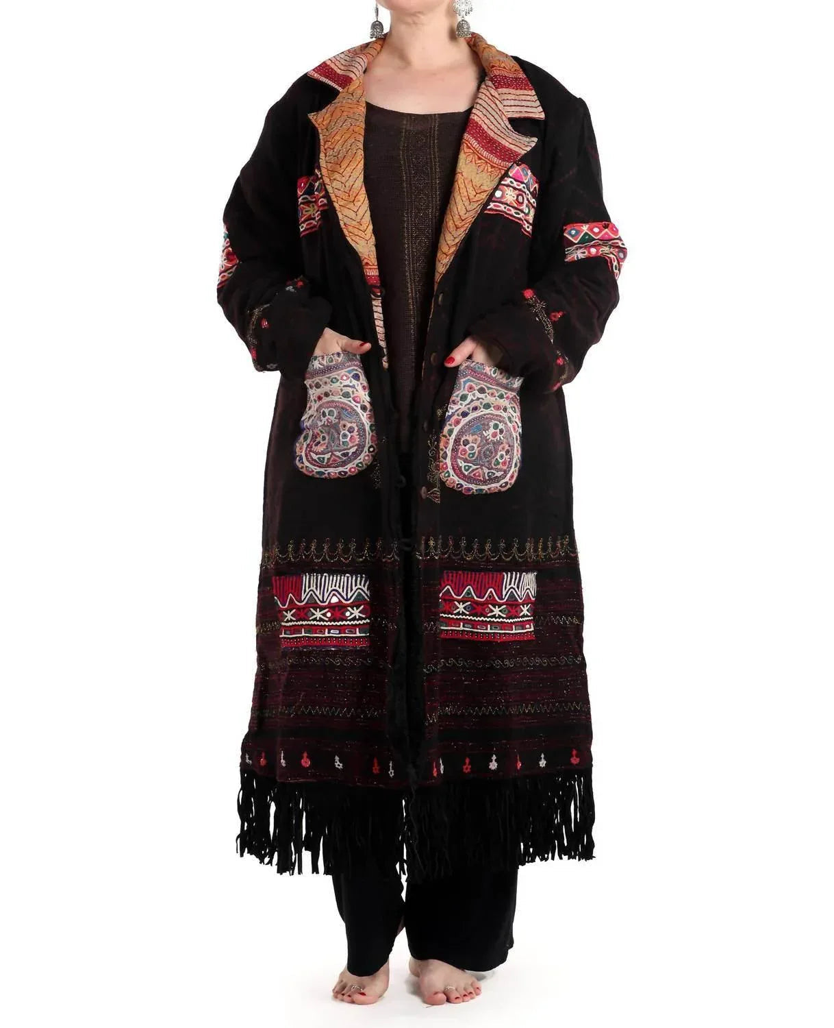 Merino Wool Coat - Plus