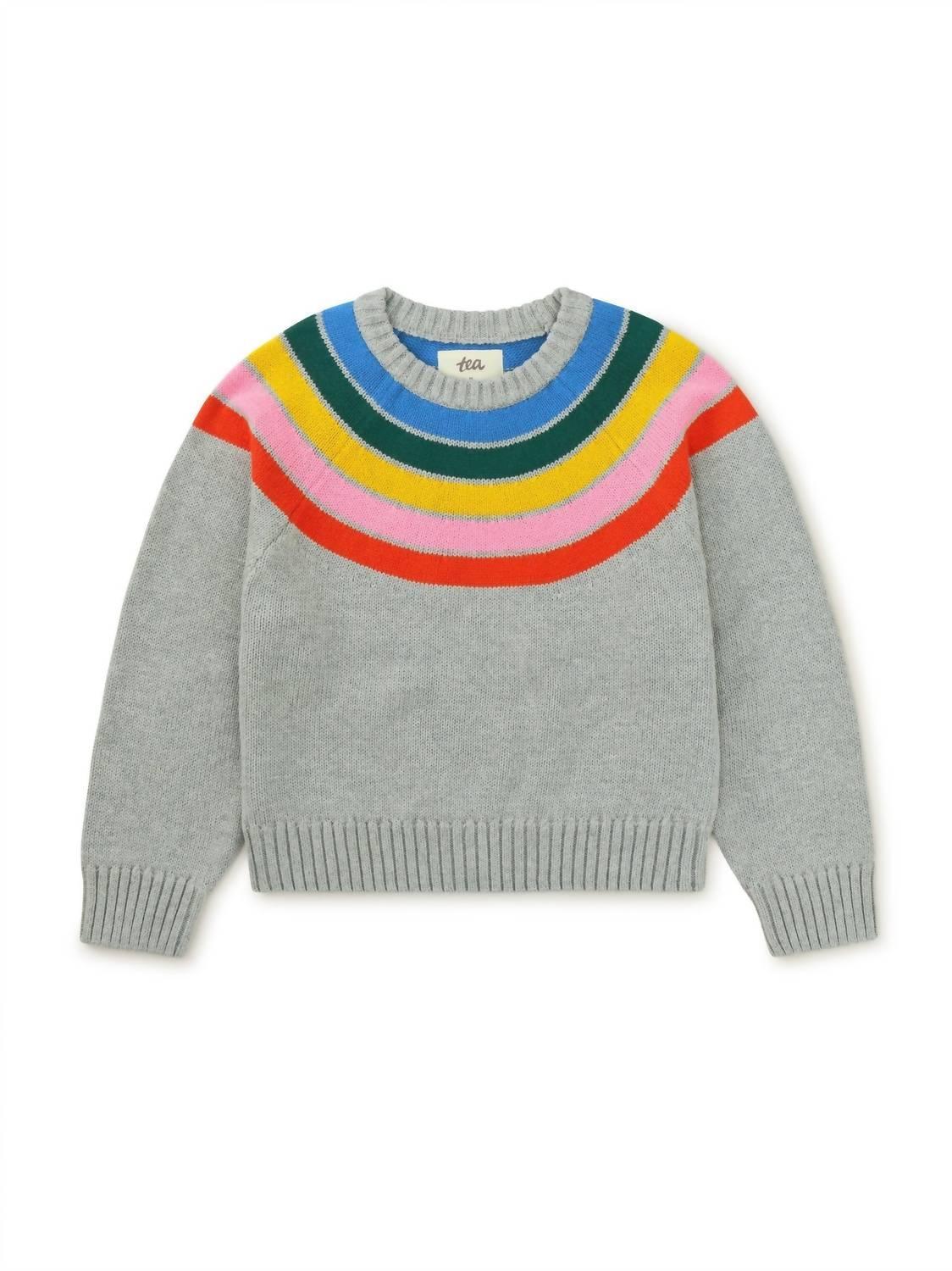 Regenbogenpullover