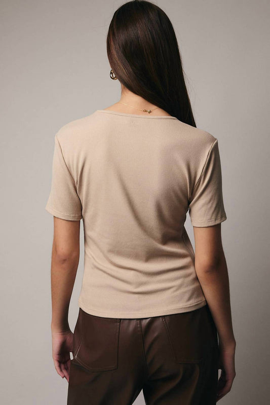Espresso Beaded Top