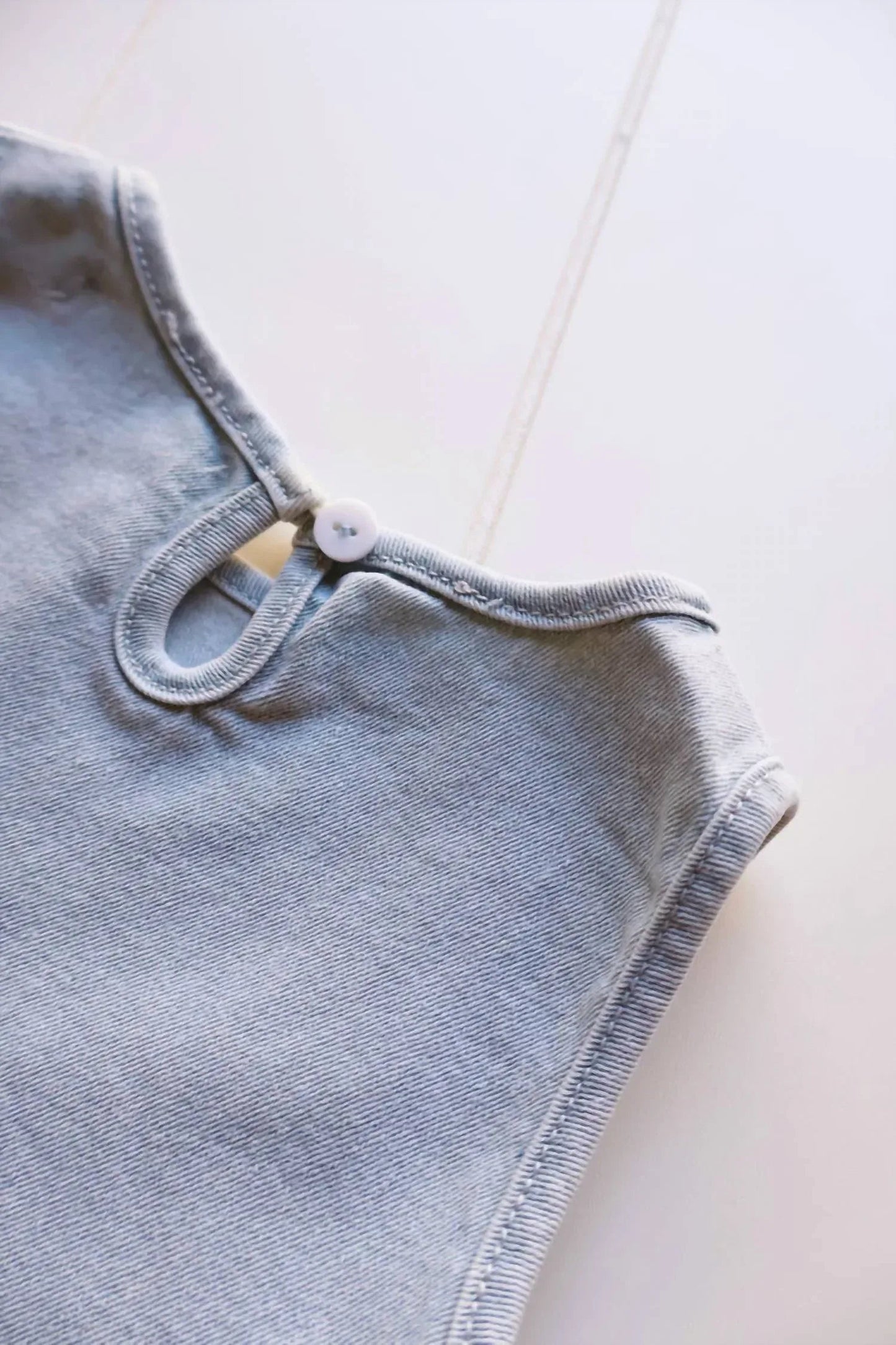 Mädchen Jeans-Rüschenoberteil