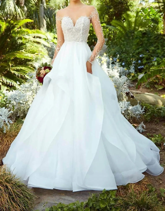 Bibi Ruffled Wedding Dress