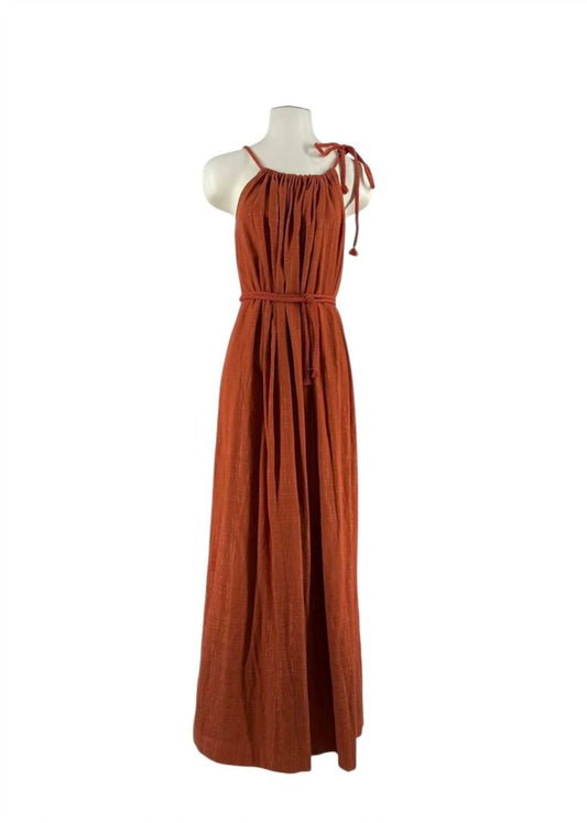 Women's Robe Artemia Halter Neck Maxi Dress
