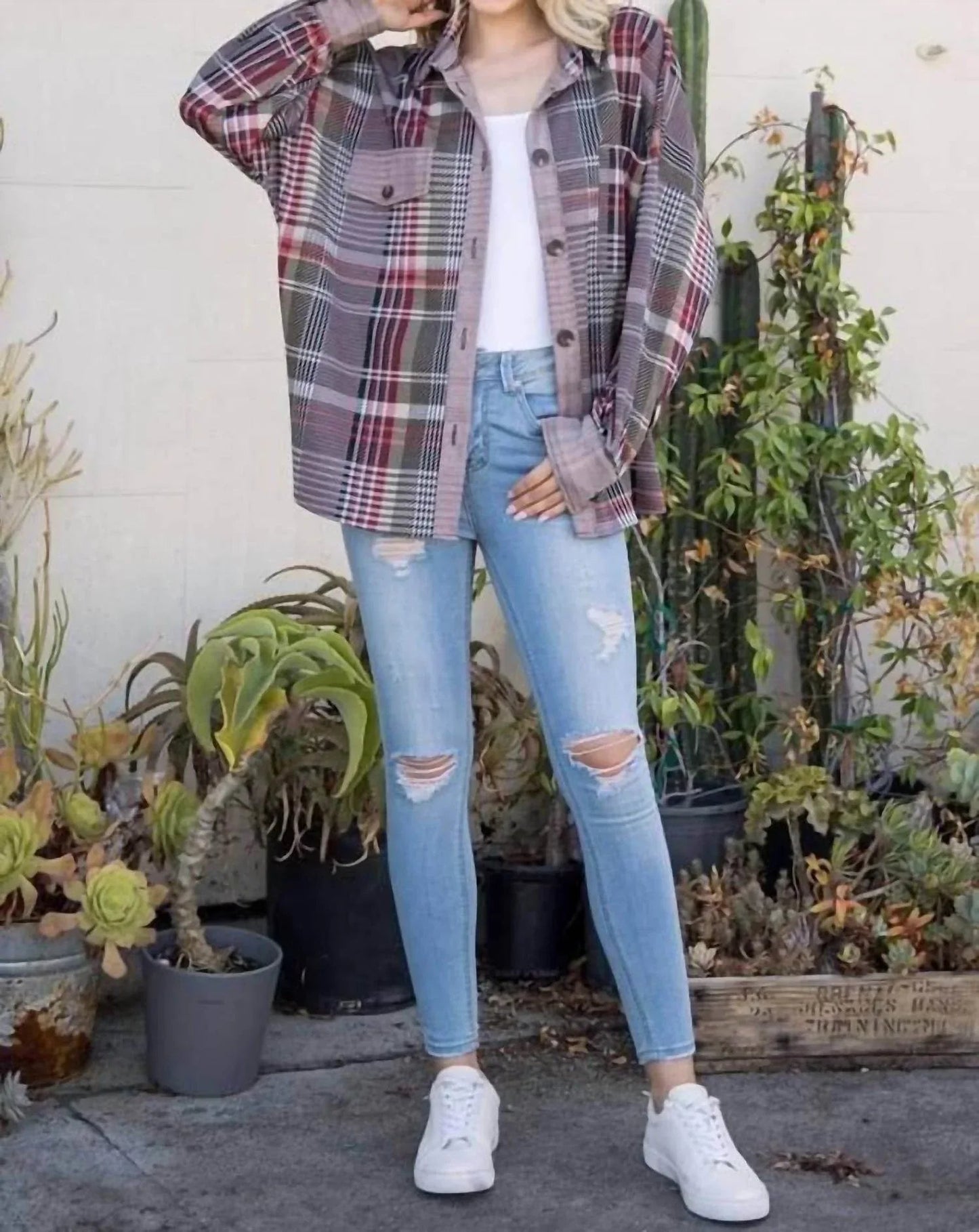 Kariertes Shacket