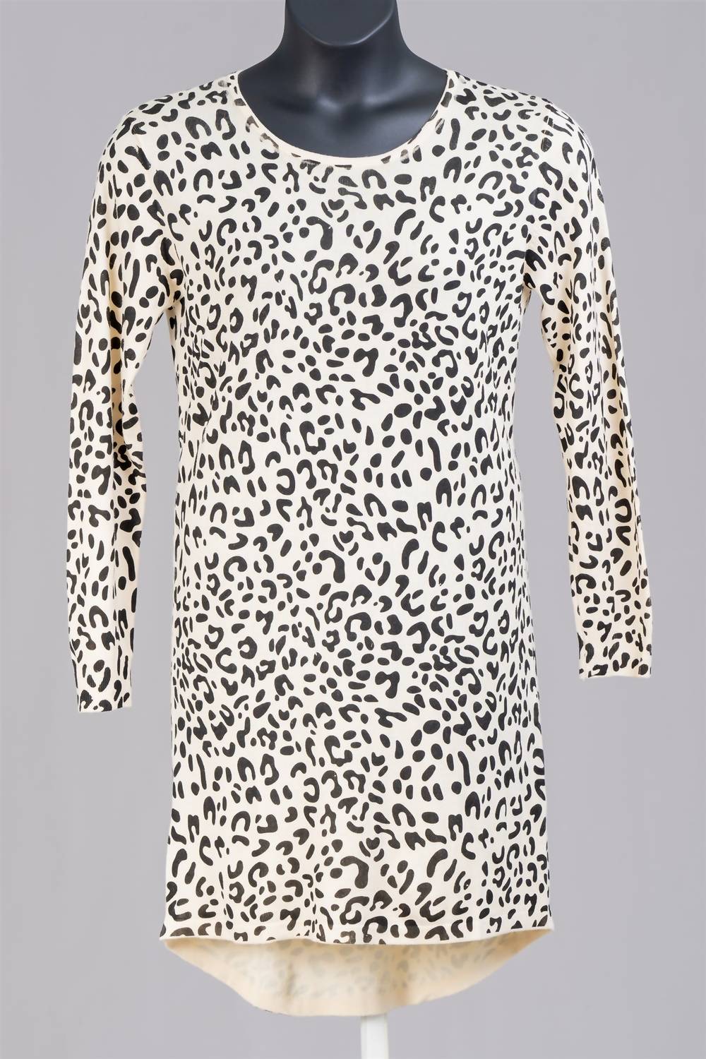 Animal Print Sweater Dress