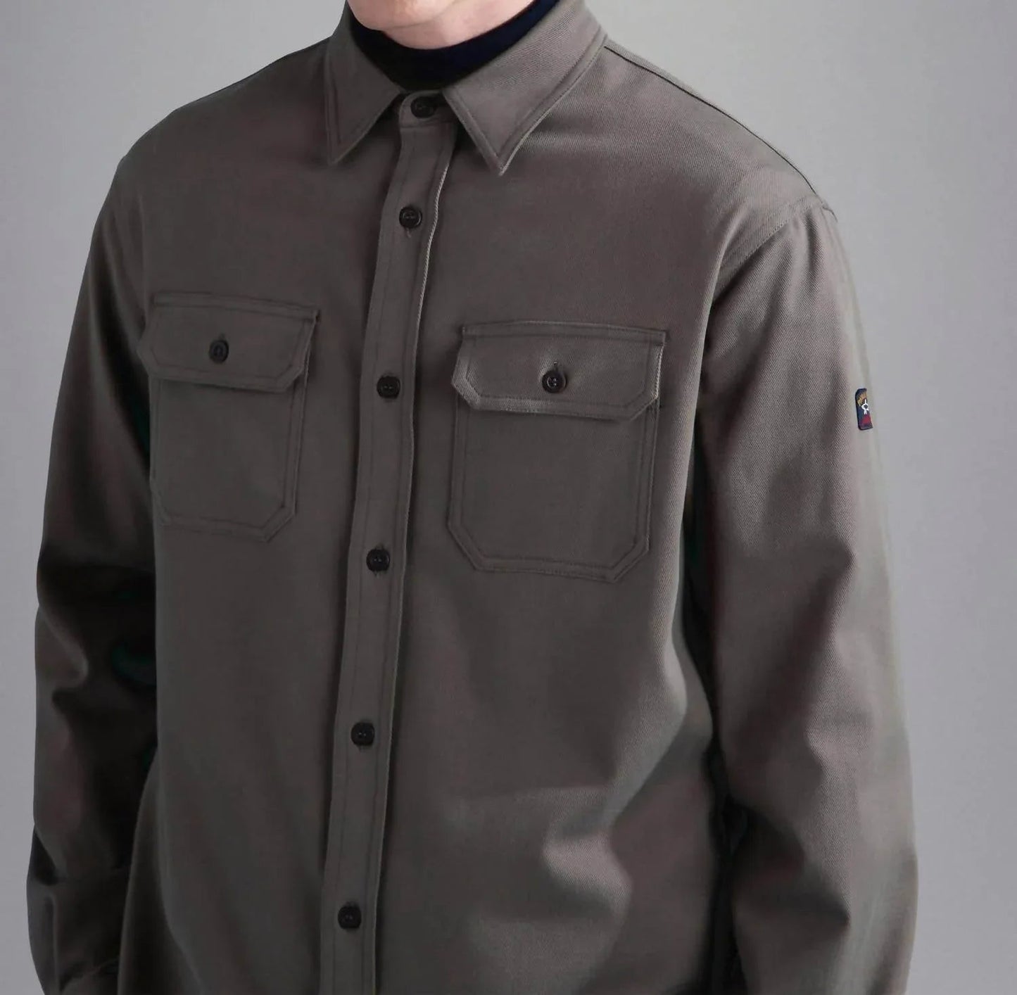 Overshirt aus Stretch-Baumwolle