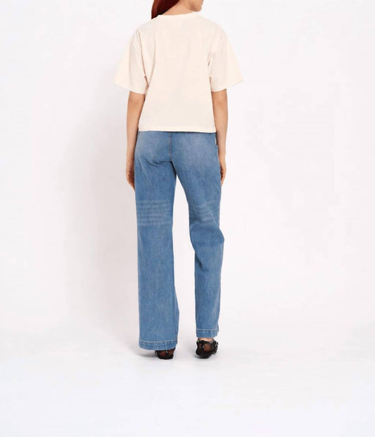 Soleil Soleil Boxy Crop Vintage Tee