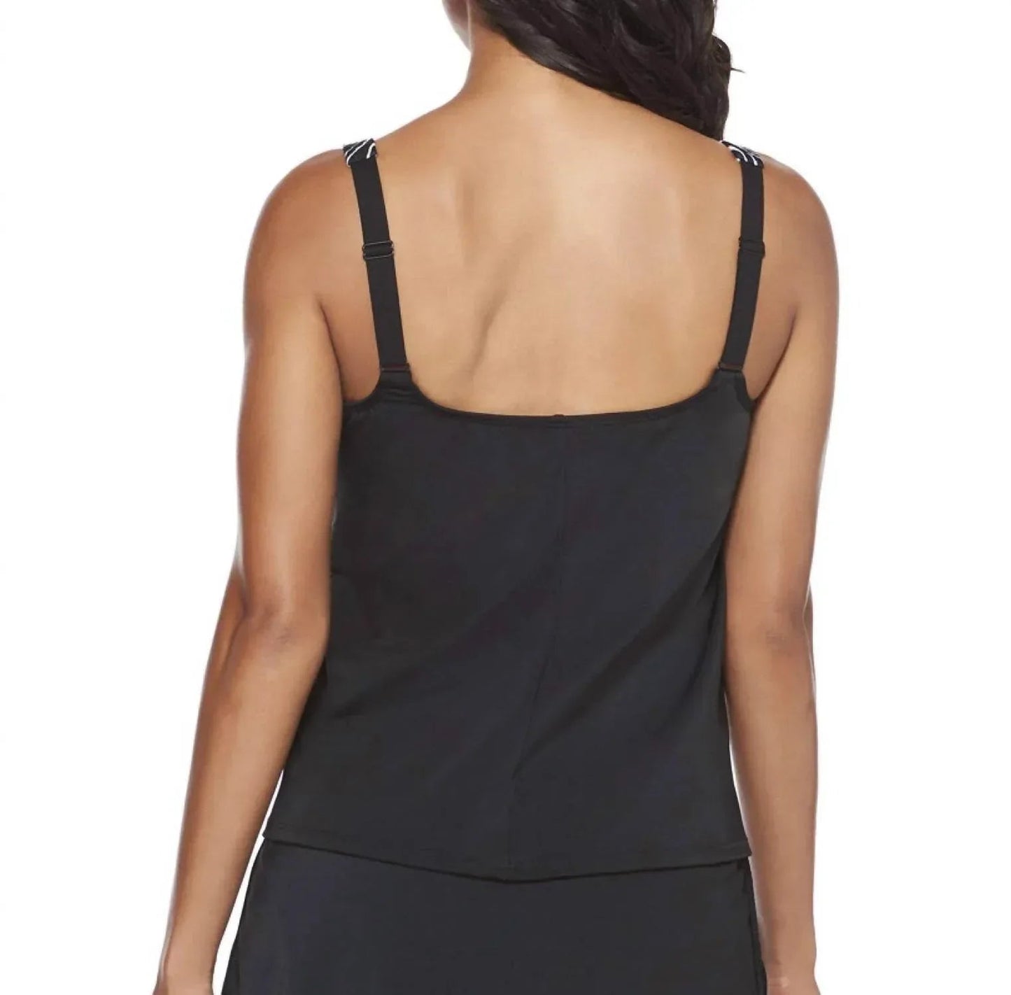 New Awakening Chlorine Resistant Square Neck Tankini Top