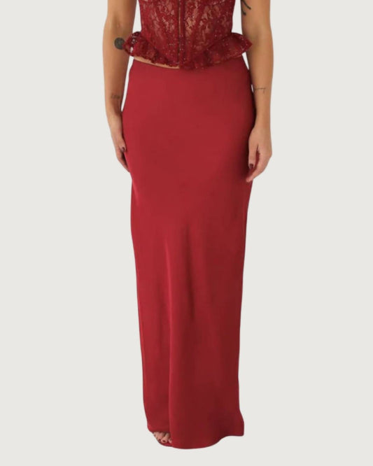Bias Cut Maxi Skirt
