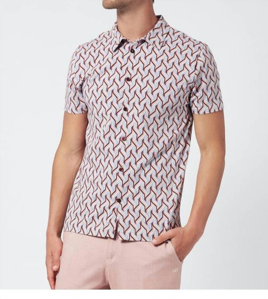 This Is Hot Short Sleeve Cotton Shirt