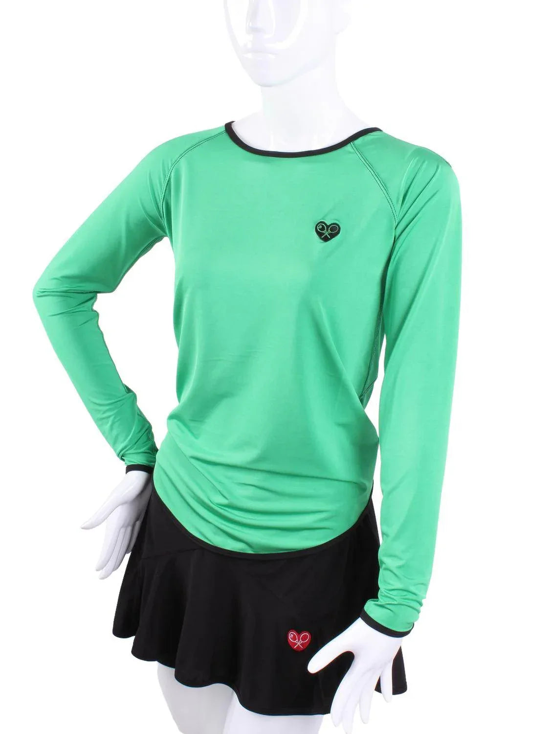Damen Langarmshirt mit Wickeldetail