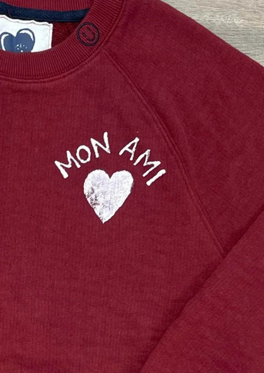 Women's Madz Mon Ami With Heart Sweatshirt