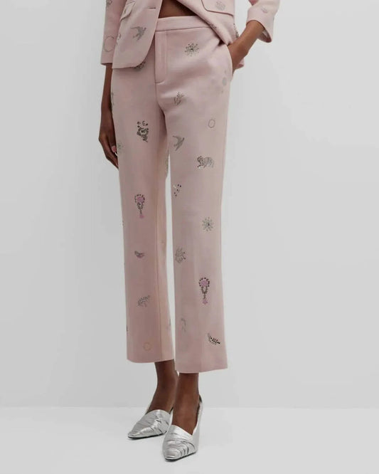 Victorianische Hose mit schmalem Bein