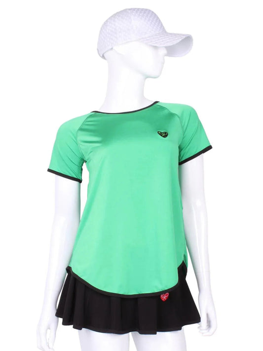 Women's Tie Back Short Sleeve Tennis Tee