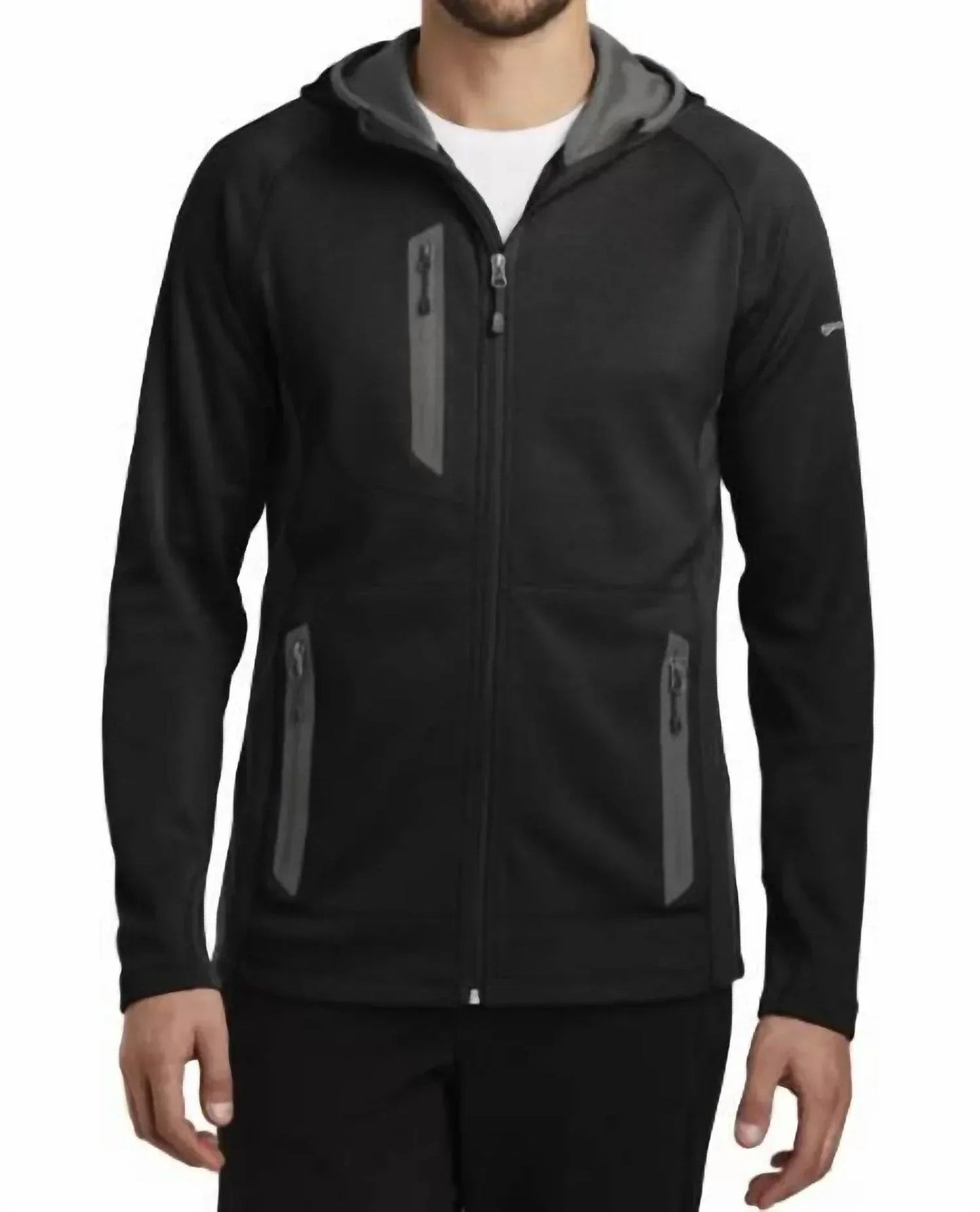 Sport Hooded Full-zip Fleece Jacket