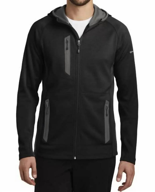 Sport Kapuzenjacke mit durchgehendem Reißverschluss aus Fleece