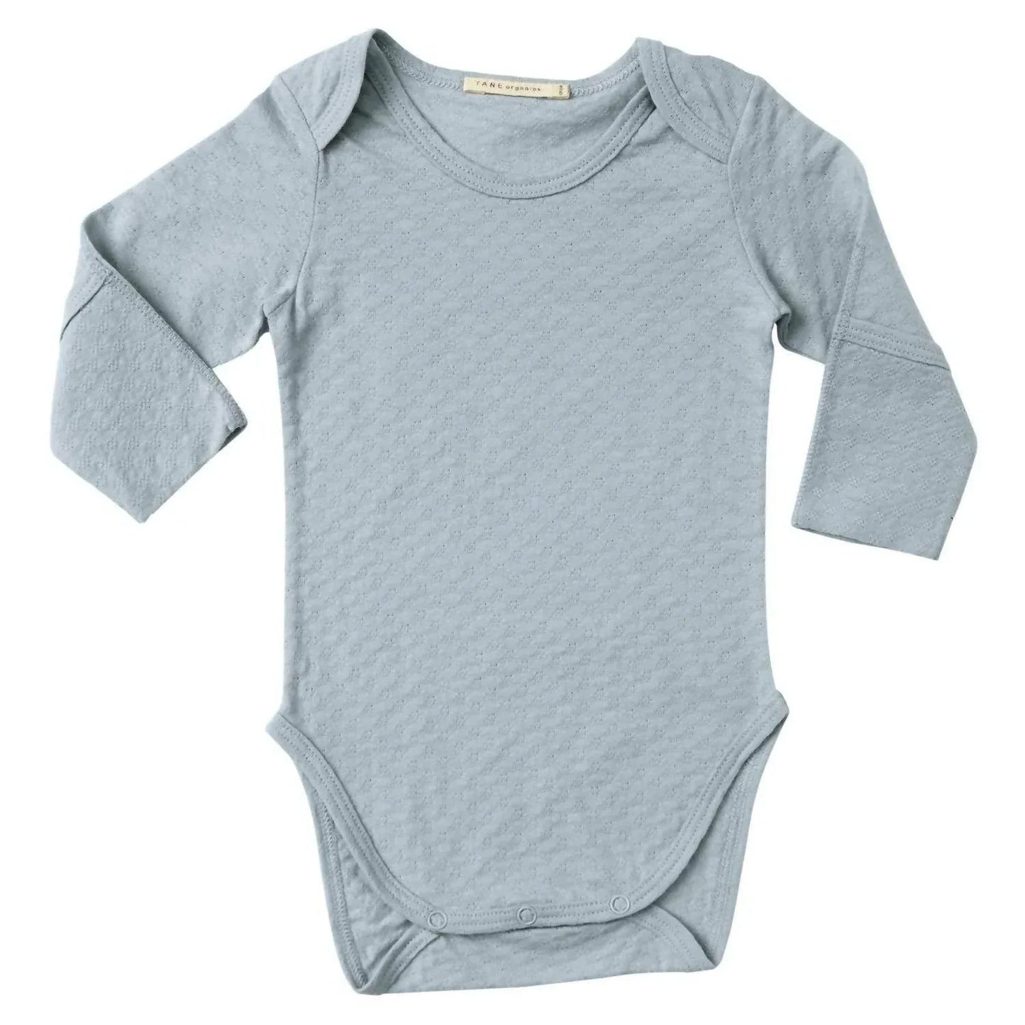 Baby's Pointelle Onesie With Handcovers