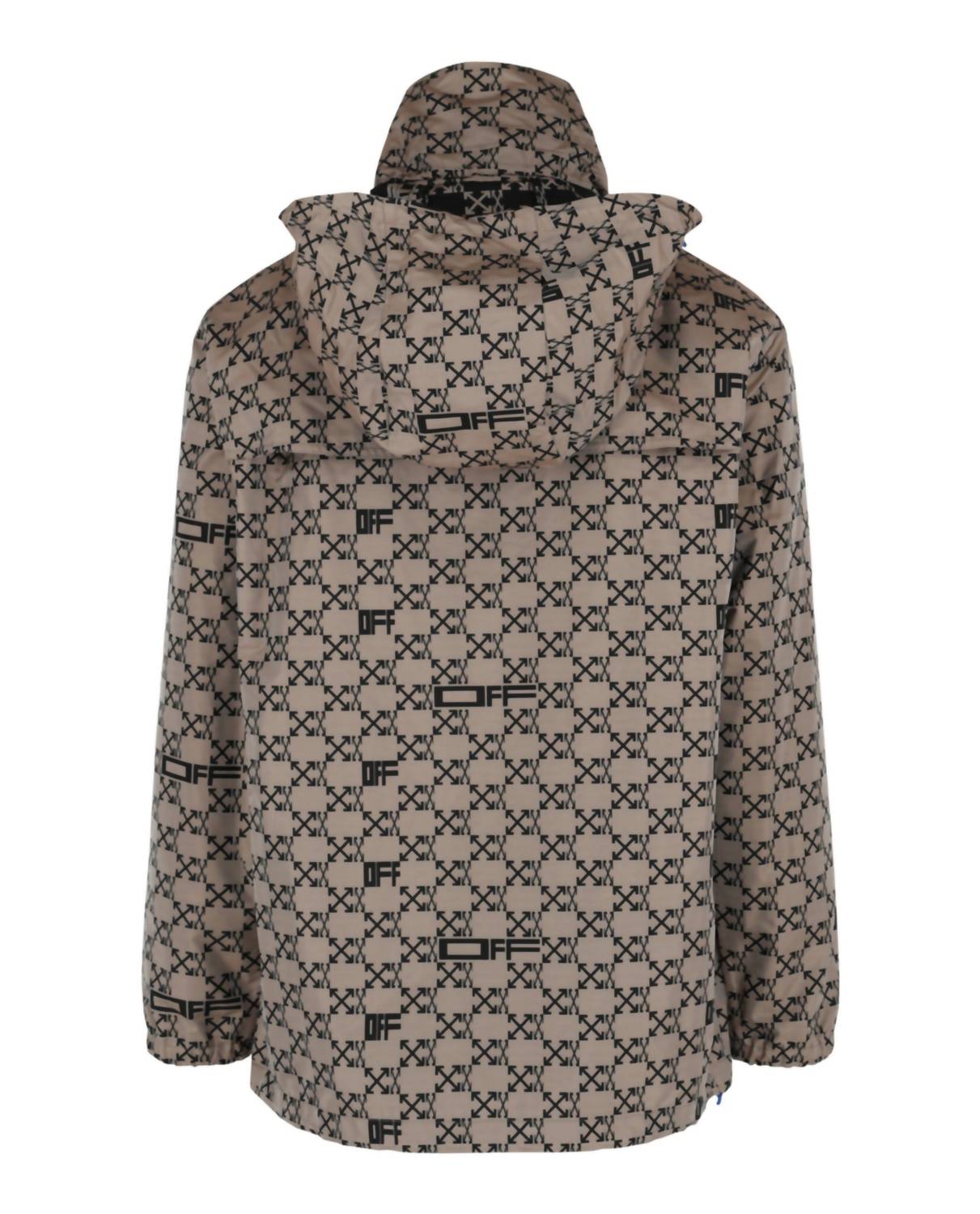 Herren-Monogramm-Allover-Windbreaker-Jacke