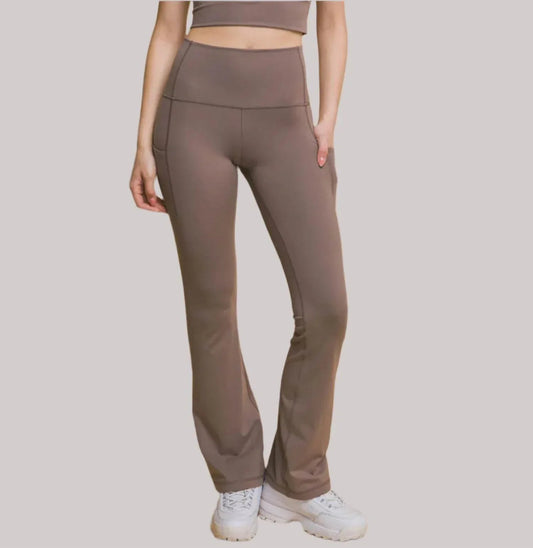 Women's Flared Microfiber Leggings