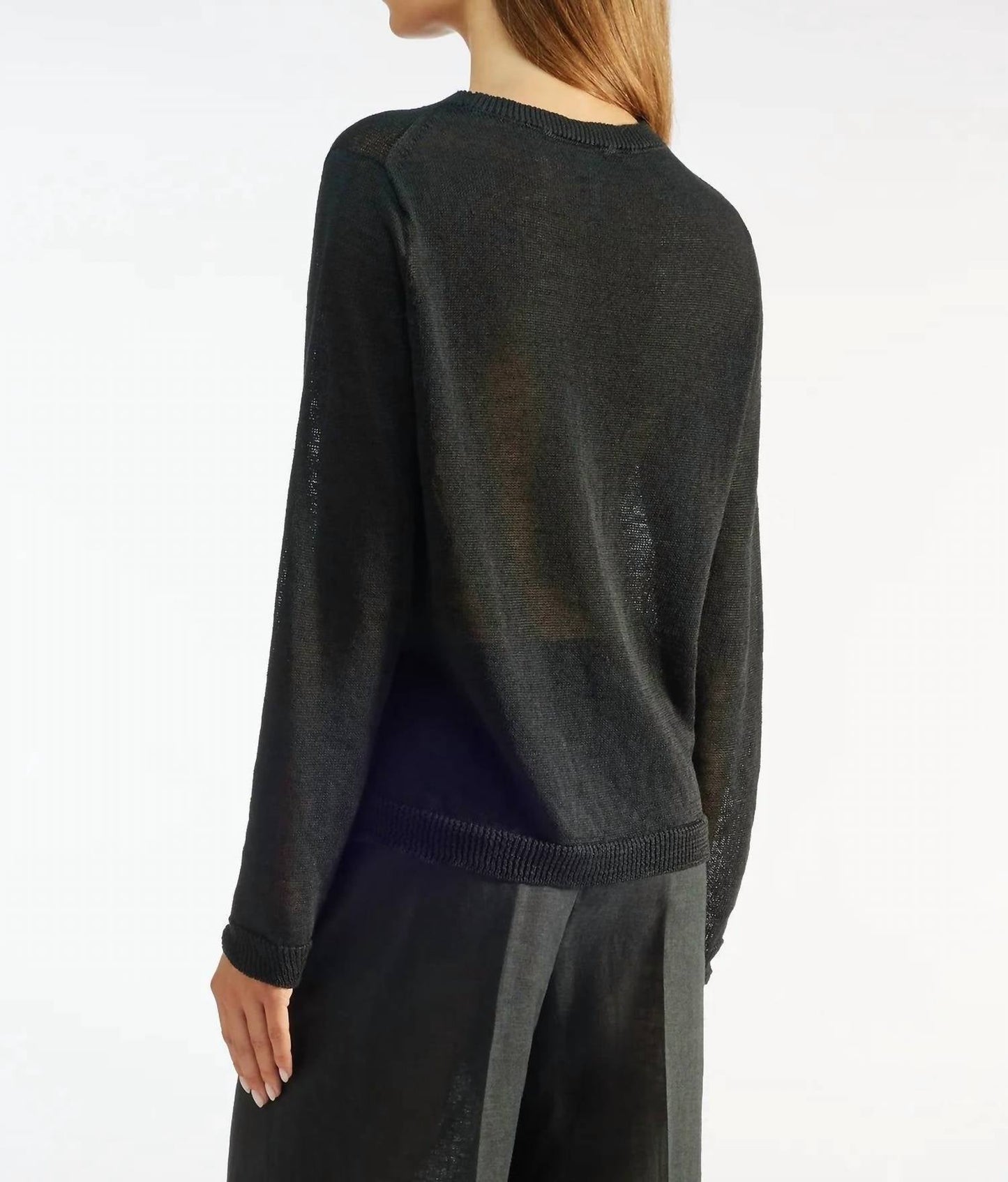 Pullover aus Leinenmischung