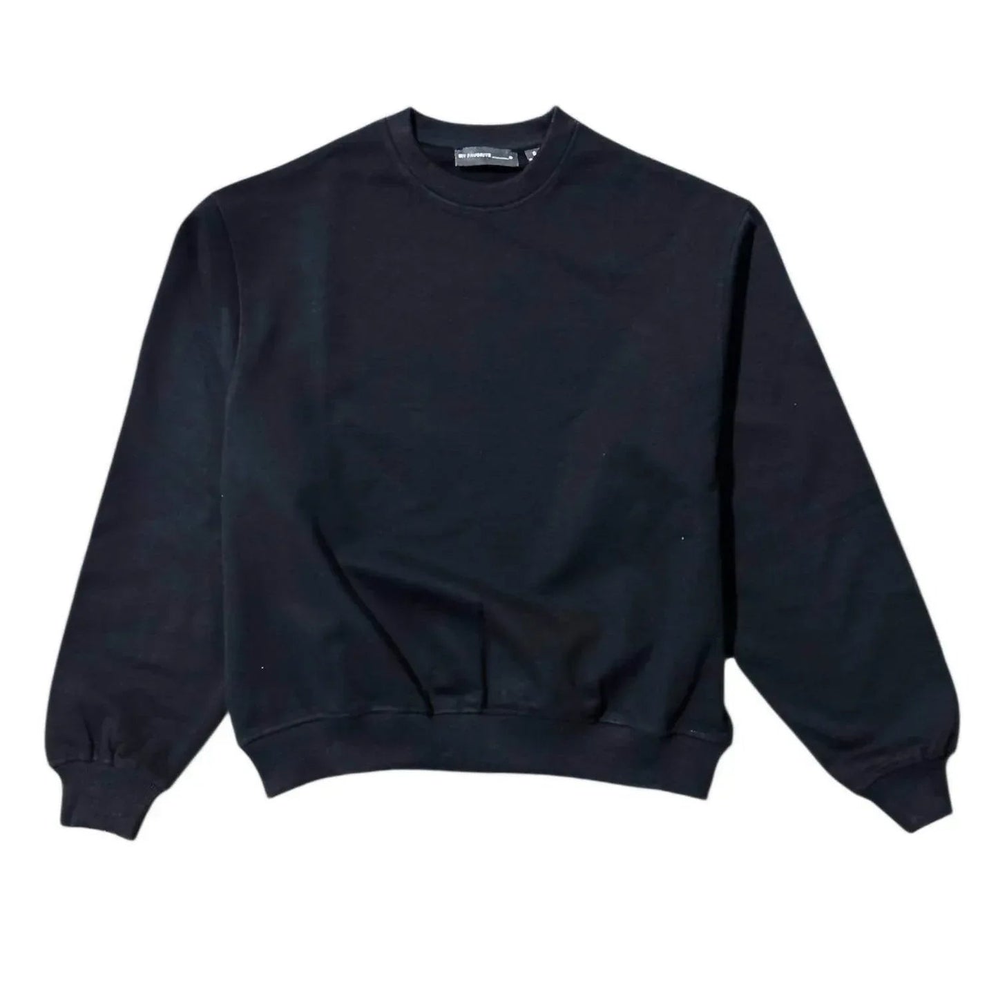 Französisches Frottee-Rundhals-Sweatshirt