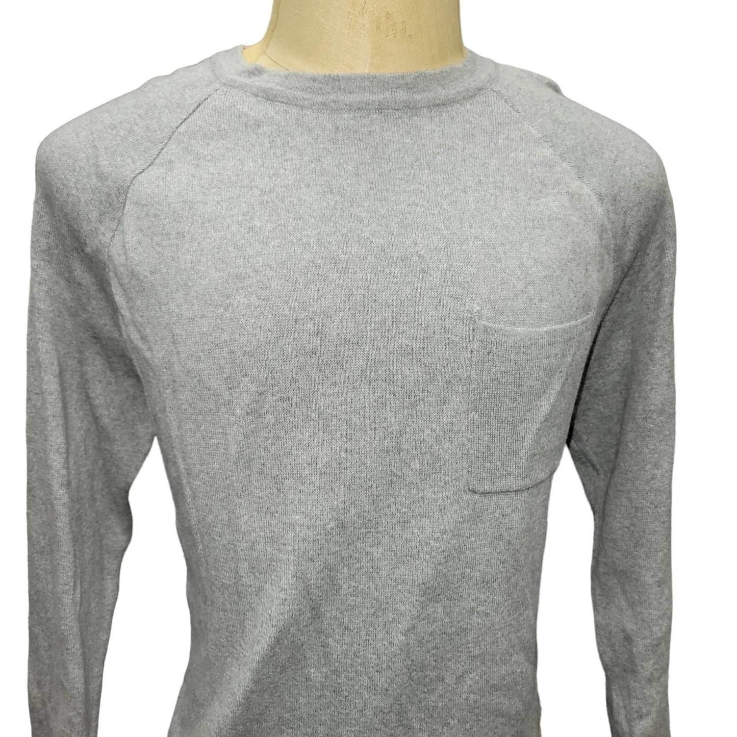 Men's 100% Cotton Pocket Sweater