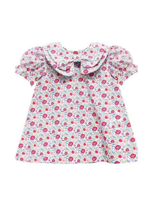 Mädchen Winter Blumenmuster Ashley Bluse