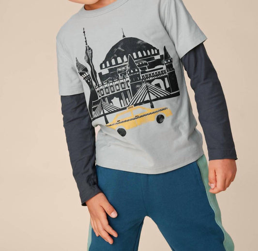 Istanbul Taxi Layered Sleeve Tee
