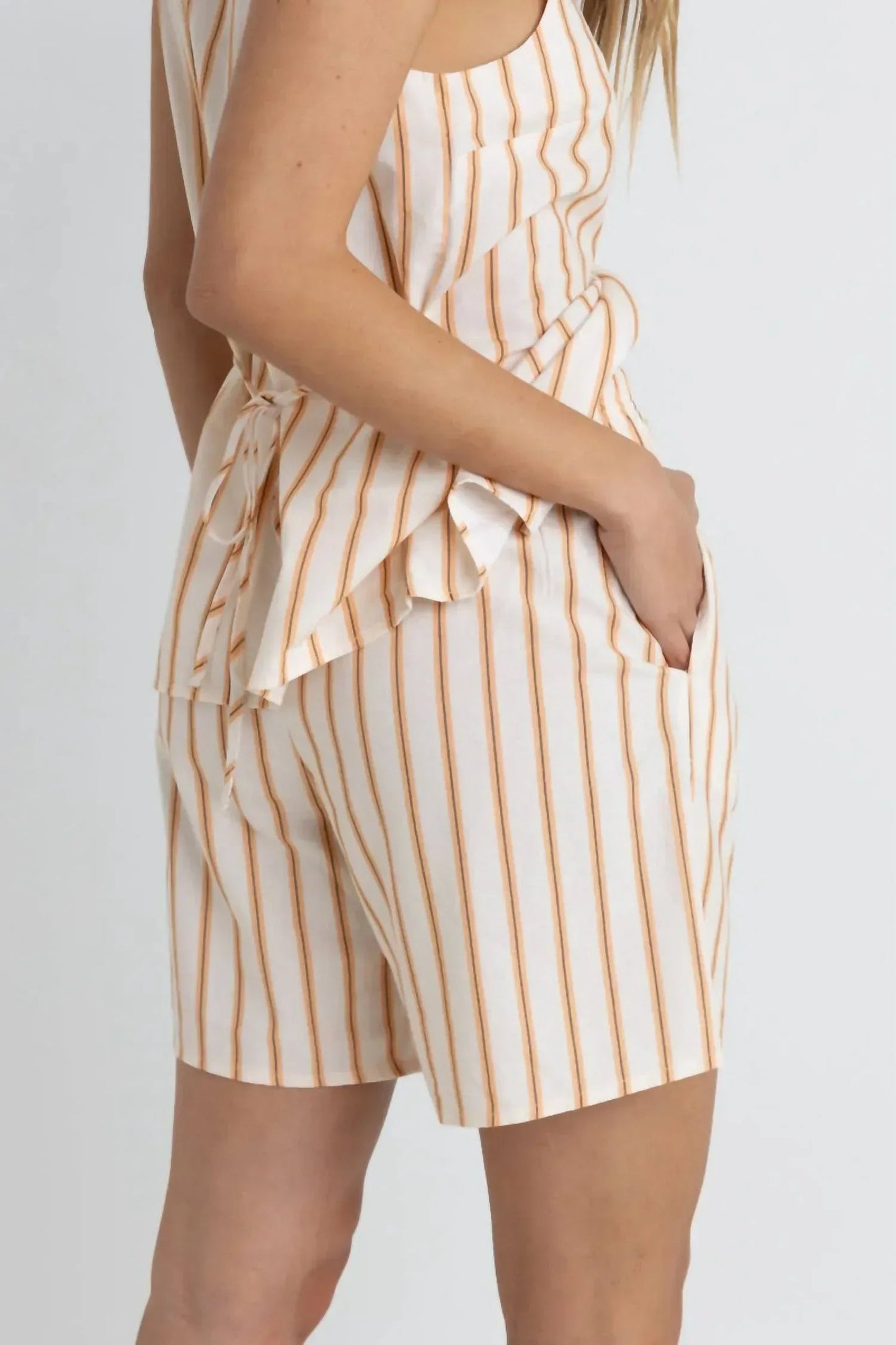 Tide Stripe Longline-Shorts