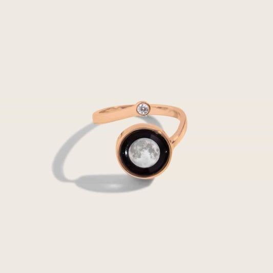 Women's Cosmic Spiral Adjustable Ring