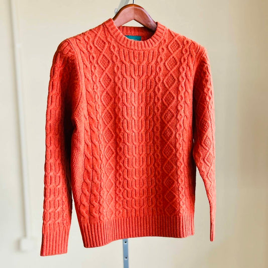 Women's Cable Crew Neck Sweater